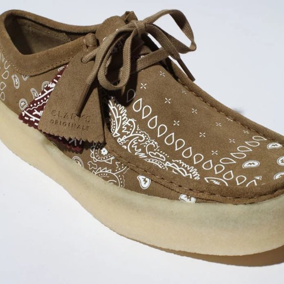 clarks Wallabee Cup Dark Olive print main image 8